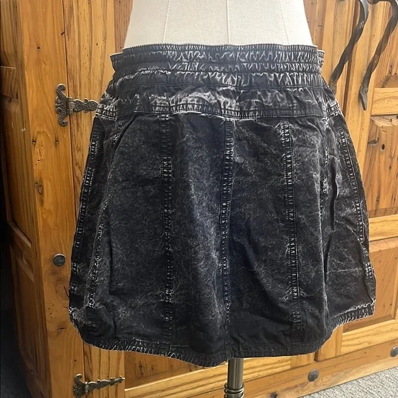 Free People Black Cargo Skirt High-Waisted - Picture 5 of 5